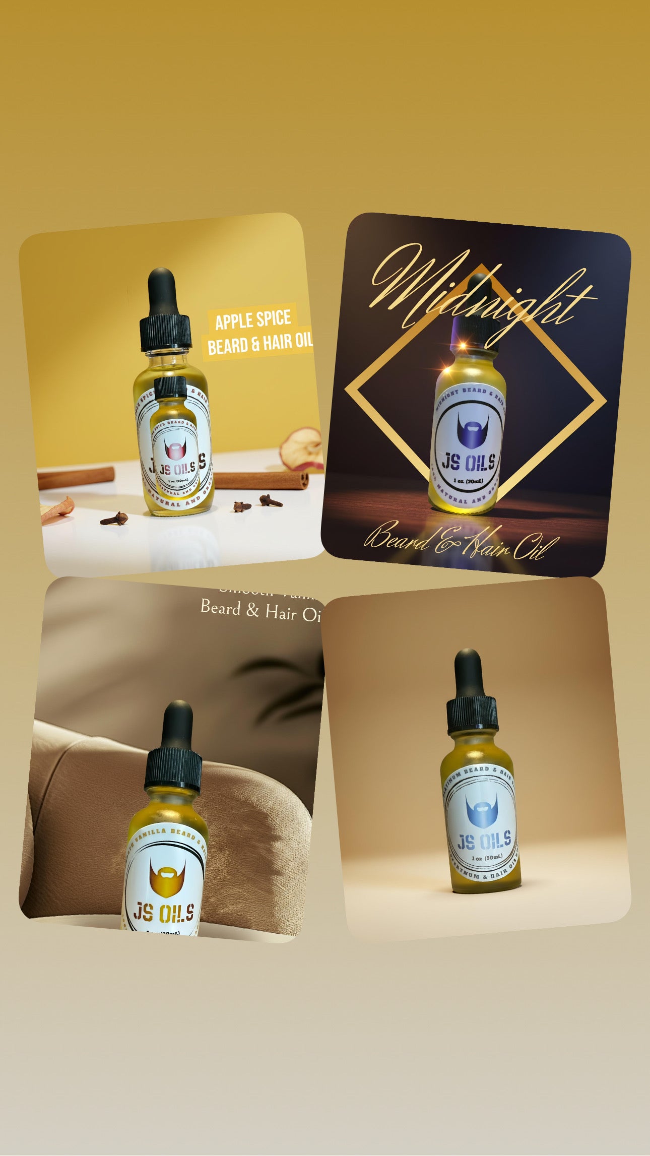 Midnight Beard & Hair Oil