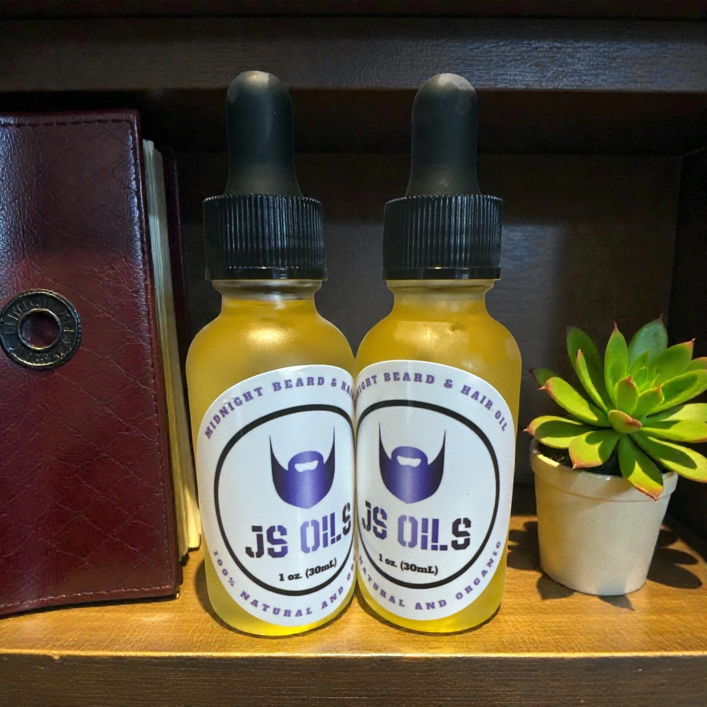 Midnight Beard & Hair Oil Duo